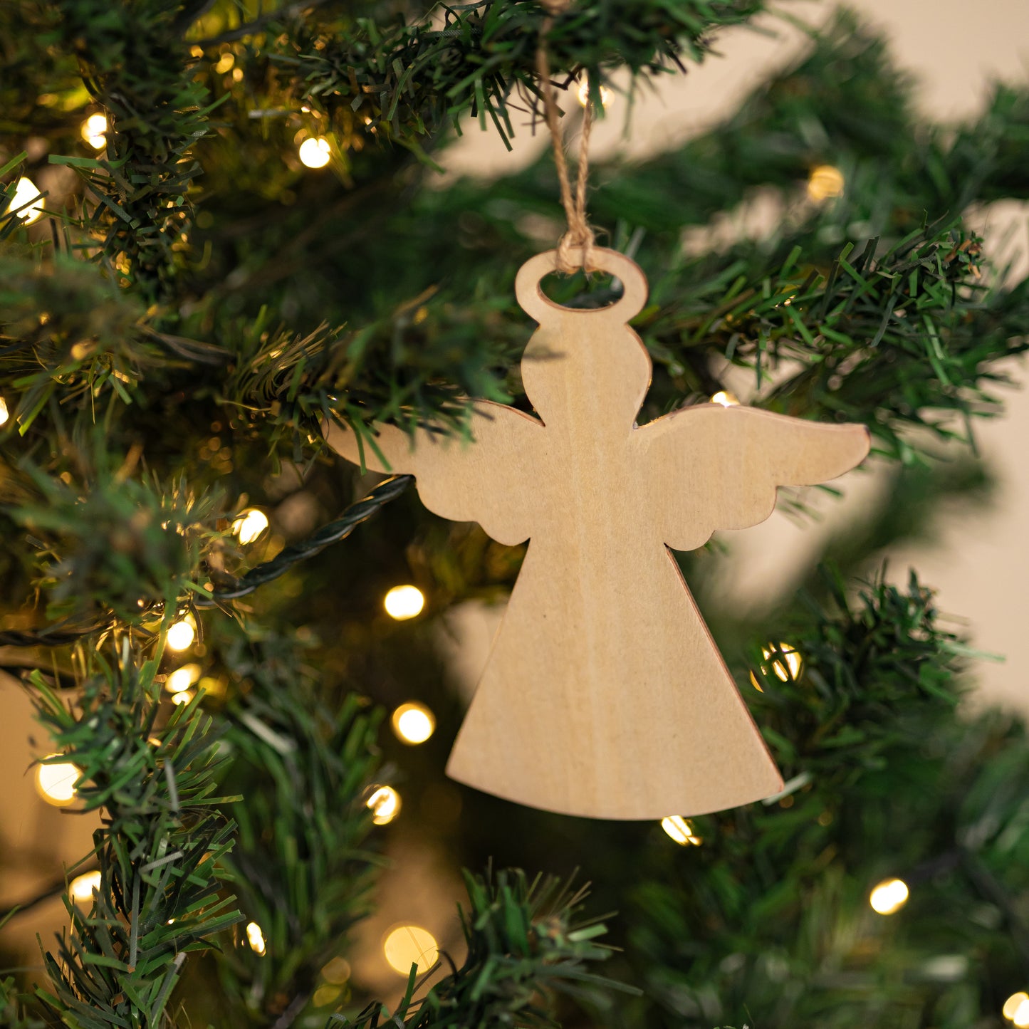 WOODEN CHRISTMAS ORNAMENTS