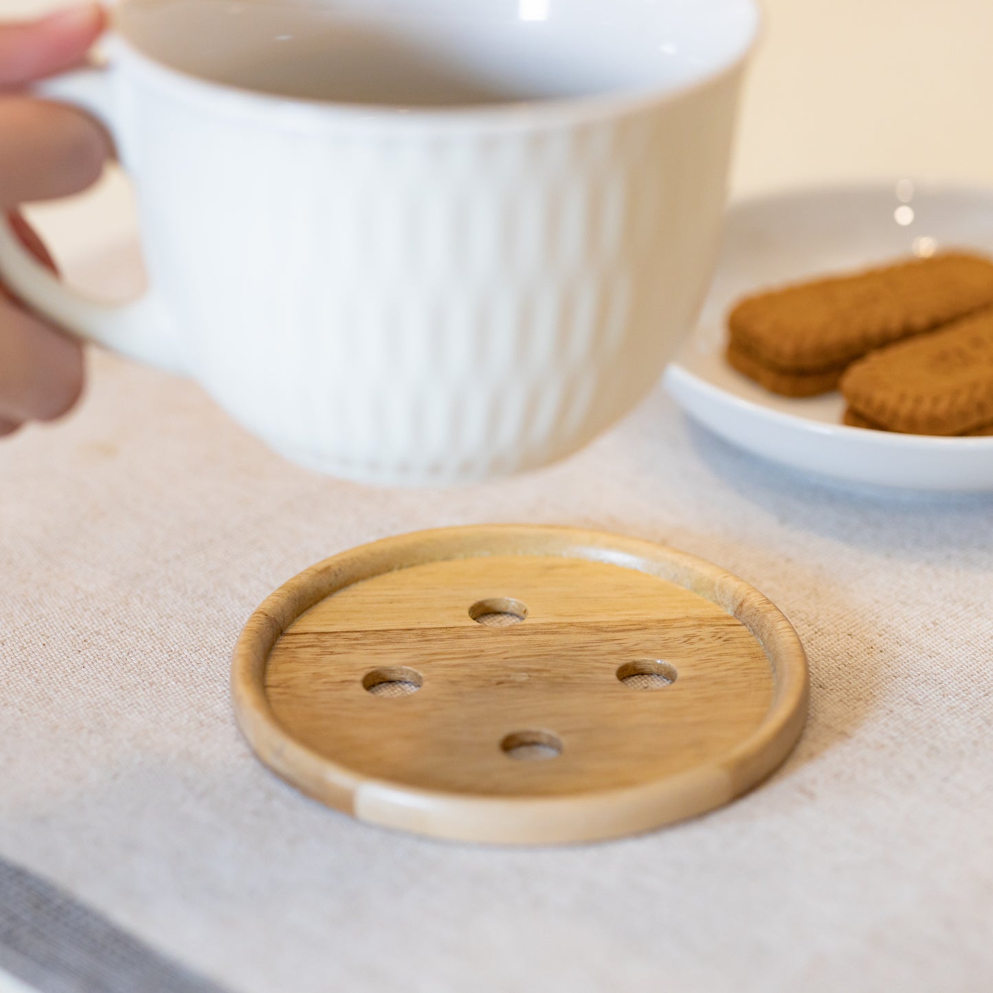 BUTTON COASTER