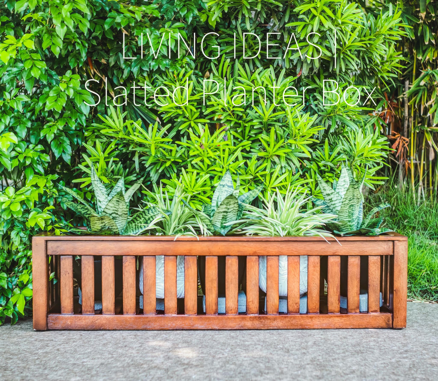 SLOTTED PLANTER BOX