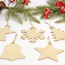 Load image into Gallery viewer, WOODEN CHRISTMAS ORNAMENTS

